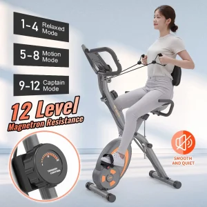 cn-11134207-7r98o-lxj6gn2wbh39bd.webp Pulse Sensor LCD Folding Exercise Bike With Arm Resistance Bands