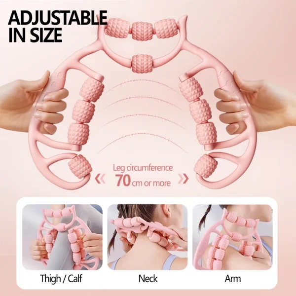 my-11134207-820la-mh06y7t9ruh795.webp Leg Massager 12 Wheel Massage Rollers 70cm
