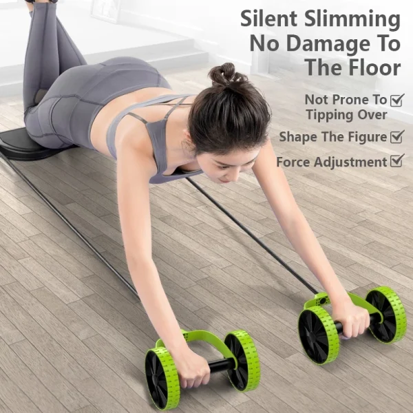 Ab Wheel Roller Abdominal Trainer